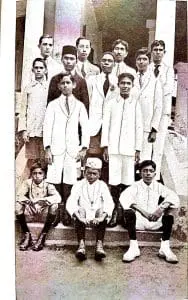 Some of the students of different nationalities who were studying at Trinity in Fraser's time.