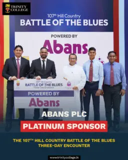 We are delighted to welcome @abans_lk as the Platinum Sponsor of the upcoming 107th Hill Country Battle of the Blues – Three-Day Encounter! 

We deeply appreciate Abans PLC’s support in strengthening this cherished Hill Country cricket tradition.