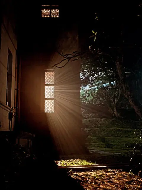 A midnight capture: light from the chancel lights filtering through the marble lattice windows of the Trinity College Kandy Chapel.

It’s amazing how much creative thinking has gone into the chapel’s architecture! 

Pic by Chamath Thilakaratne