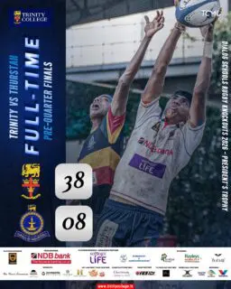 Full time at CR & FC Grounds!
A dominant performance from the Lions.

Eyes on the next challenge: Quarterfinals.