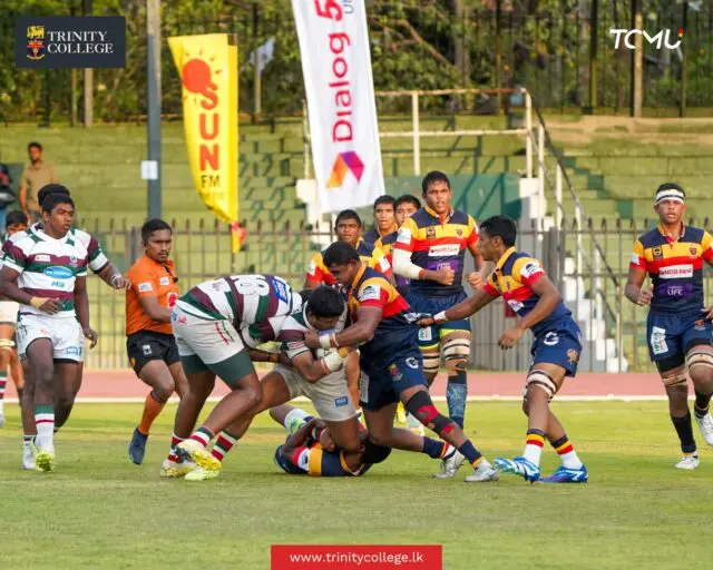 Trinity storms into the semi-finals of the Dialog Schools’ Rugby Knockout Championship. True skill, spirit, and determination on full display! 

Explore the full photo album here: https://flic.kr/s/aHBqjCP8Vr

Photographed by Nesath Rajakaruna and Punsilu Jayasinghe for Trinity College Media Unit