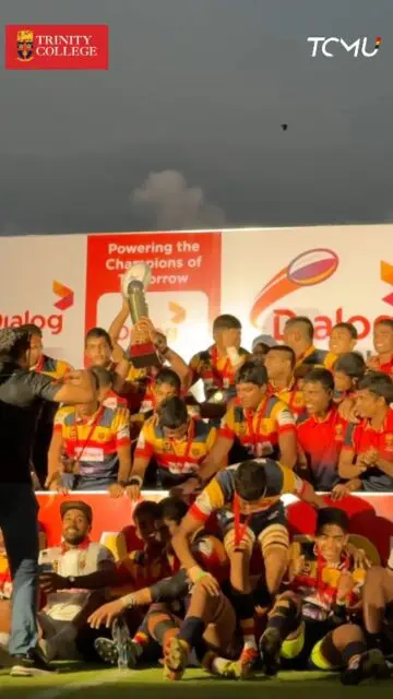 The same stage, a different story, Trinity triumphs!

Champions of the Dialog Schools’ Rugby Knockouts 2026 - Trinity College Kandy.
.

Video by Kareshkar Puvanenthiran for Trinity College Media Unit