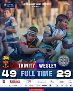 Dominant performance from the Lions as they outclass the Double Blues’ to book a spot in the Dialog Schools Rugby Knockouts Final for the second year running.