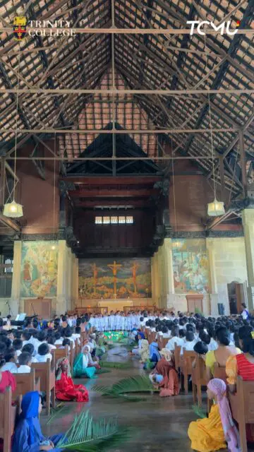 A beautiful story of faith, hope, and resurrection ✝️
The Junior School Easter Play 2026 came to life at the Trinity College Chapel

Video by Matheesha Malwatta, Dulmina Herath and Chandeepa Gunarathna for Trinity College Media Unit
