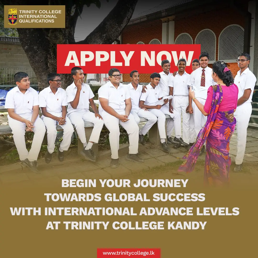 A step forward today can shape a future beyond borders, beyond limits, beyond expectations. The path is yours to choose.

🎓 2026 Admissions Now Open, apply here: https://trinitycollege.lk/iq