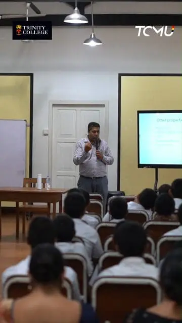 🪨🔍 Rock Detectives in action!

As part of Climate Week 2026, students explored the fascinating world of rocks and minerals through a hands-on workshop conducted by Dr. Duminda Vidana Gamage from the University of Peradeniya.

Video by Amrit Victoria for Trinity College Media Unit