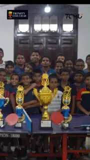 🏓 House pride on the line, every point counts!
The Inter-House Table Tennis Tournament 2026 brought together skill, speed, and determination as our young Trinitians battled for glory at the table.
Video by Amrit Victoria for Trinity College Media Unit