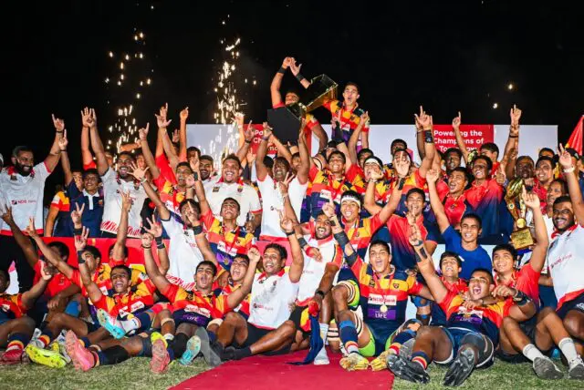 🏆 League Champions 2026! 🦁

Relive the moments from a championship-winning afternoon as the Lions defeated St. Peter's College 20–07, ending their unbeaten league run and securing the Dialog Schools Rugby League 2026 title.

Here are the highlights from a memorable day in Red, Gold, and Blue ❤️💛💙

Photographed by Anuk Paranagama for Trinity College Media Unit