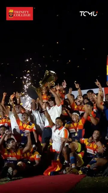 🏆 League Champions.

Unbowed. Unbroken. Unbeatable. 🦁

A season defined by grit, heart, and unwavering brotherhood. The Lions stand tall as Dialog Schools Rugby League 2026 Champions, bringing an end to the unbeaten run and proving that champions rise when it matters most.

This is Trinity. ❤️💛💙

Video by Pasindu Senavirathne for Trinity College Media Unit