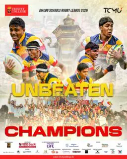 Back-to-Back League Champions! 🏆🦁

The Lions have done it again!

Champions for the second consecutive year, finishing the Dialog Schools Rugby League 2026 season unbeaten.

A remarkable achievement that reflects the true Trinity spirit.