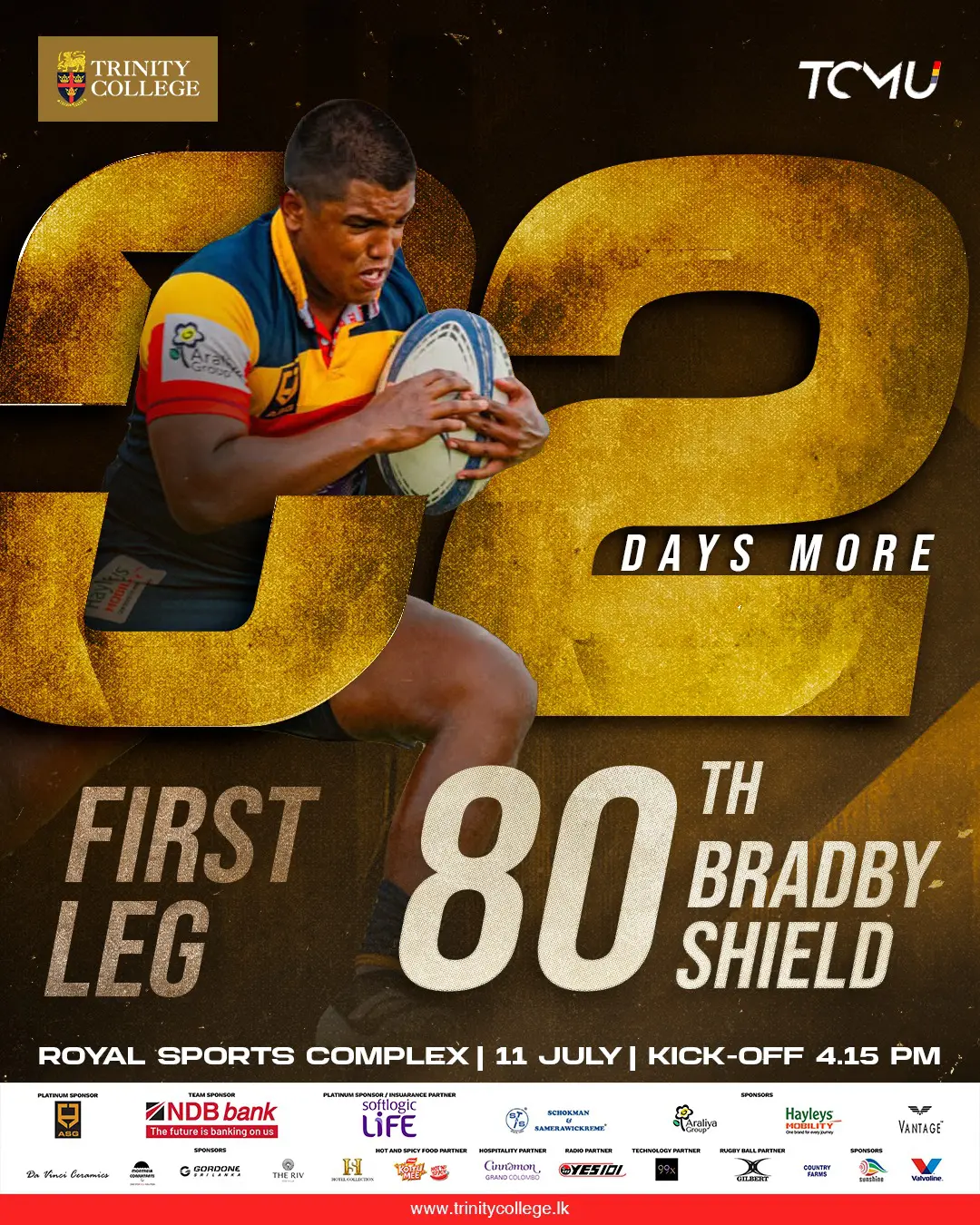 Just 2 days to go! 🦁🏉

The wait is almost over. The Lions are ready for the 80th Bradby Shield – First Leg. See you at the Royal Sports Complex!