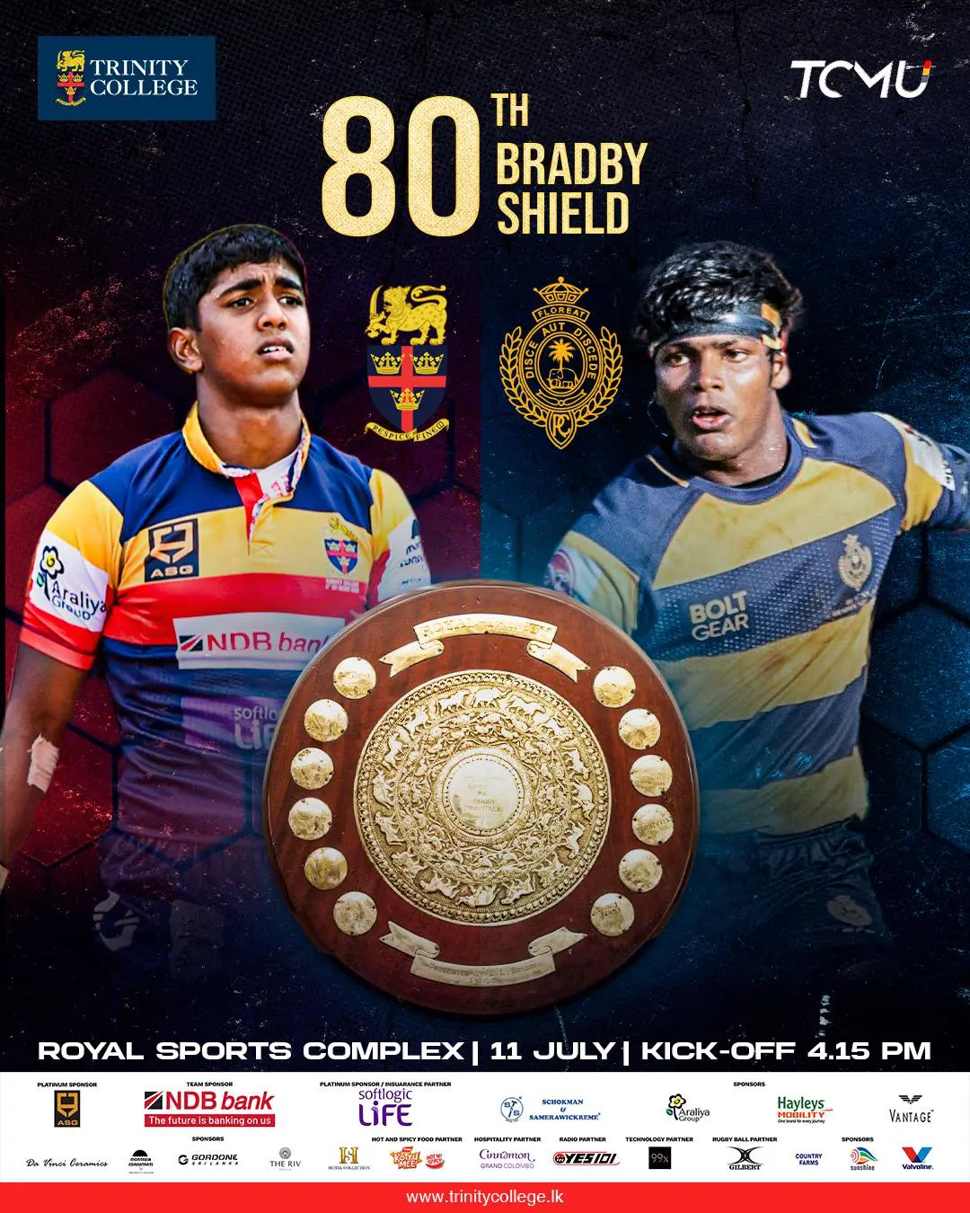 GAME DAY!!
1st Leg - 80th Bradby Shield 🏉🔥
