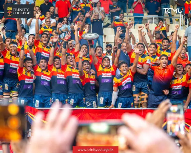 The Shield returns to Trinity! Relive the unforgettable moments as our Lions delivered a spirited performance to emerge victorious in the 80th Bradby Shield, adding another glorious chapter to the proud legacy of Trinity Rugby.

Congratulations to our players, coaches, support staff, and the entire Trinity family on this remarkable achievement.

Photographed by Anuk Paranagama for Trinity College Media Unit
