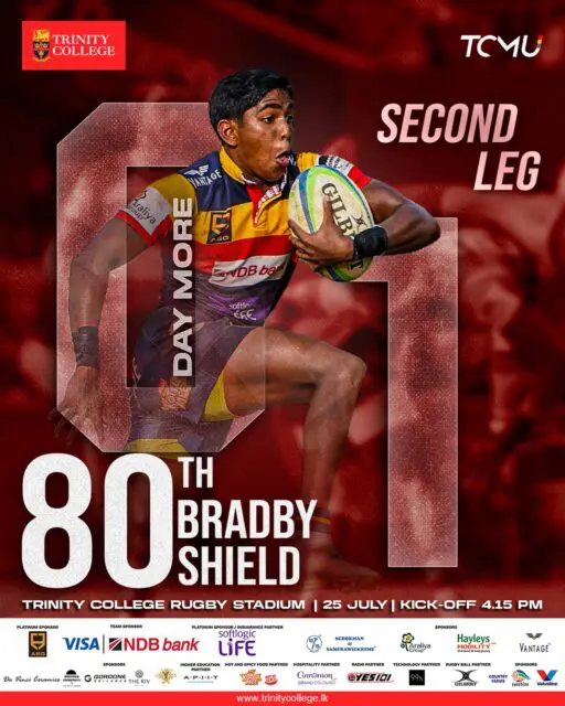 80th Bradby Shield 🏉
1 day more.

The wait is almost over.
The Lions are ready to roar at home. 🦁