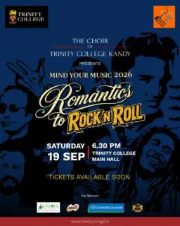 Just a few more weeks until the Trinity College Choir takes the stage to journey through music from the romantic era to Rock ’n’ Roll.
Get ready for an evening of music, memories, and rhythms that move your heart!