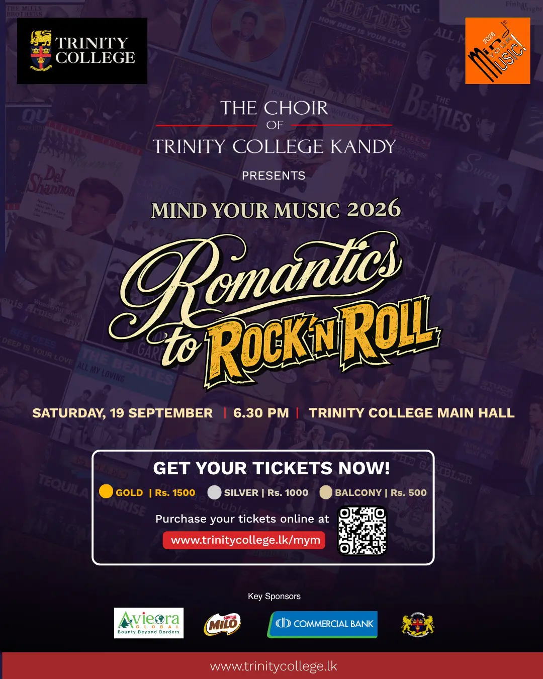 Secure your seats now for an unforgettable evening of music, journeying through a diverse range of sounds - from the passionate compositions of the Romantic Era, to the electrifying beats of Rock 'n' Roll. 

Just 23 days left! 

Seats are AVAILABLE NOW, so don’t wait till the last note! 
Purchase now at https://mind-your-music.com/

Entrance by Programme.