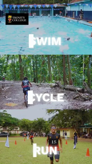 One challenge. Three disciplines. Endless determination. Get ready for Triathlon ’26 at Trinity College, Kandy!

📅 03 October 2026
🕗 8.00 a.m. onwards

#Triathlon26