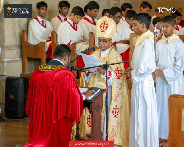 The Service of Installation of Mr Dayan D. L. Fernando as the 21st Principal and Custodian of Trinity College, Kandy

A momentous occasion marking the beginning of a new chapter in the proud history and enduring legacy of Trinity College, Kandy.

Full photo album: https://flic.kr/s/aHBqjD7CqA

📸 Photographed by Sanula Jayasinghe for Trinity College Media Unit.