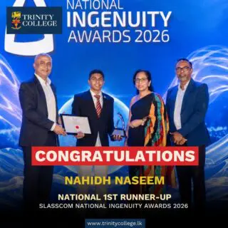 Congratulations to Master Nahidh Naseem on becoming the National 1st Runner-Up in the ‘Best Innovative Product – School’ category at the @slasscom  National Ingenuity Awards 2026, and Provincial Winner for his project, Vitals! 

Read the full article on our website.