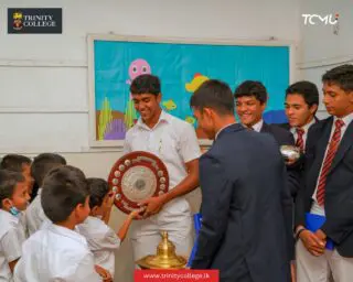 Welcoming the Bradby Shield Back Home!
Our Triple Champions visited the Junior School with the Bradby Shield, sharing the pride and inspiring the next generation of Trinitians. A memorable celebration of a historic 2026 season!
📸 Relive the special moments: https://flic.kr/ps/3jq5jH
Photographs by Kavilash Amalraj for Trinity College Media Unit