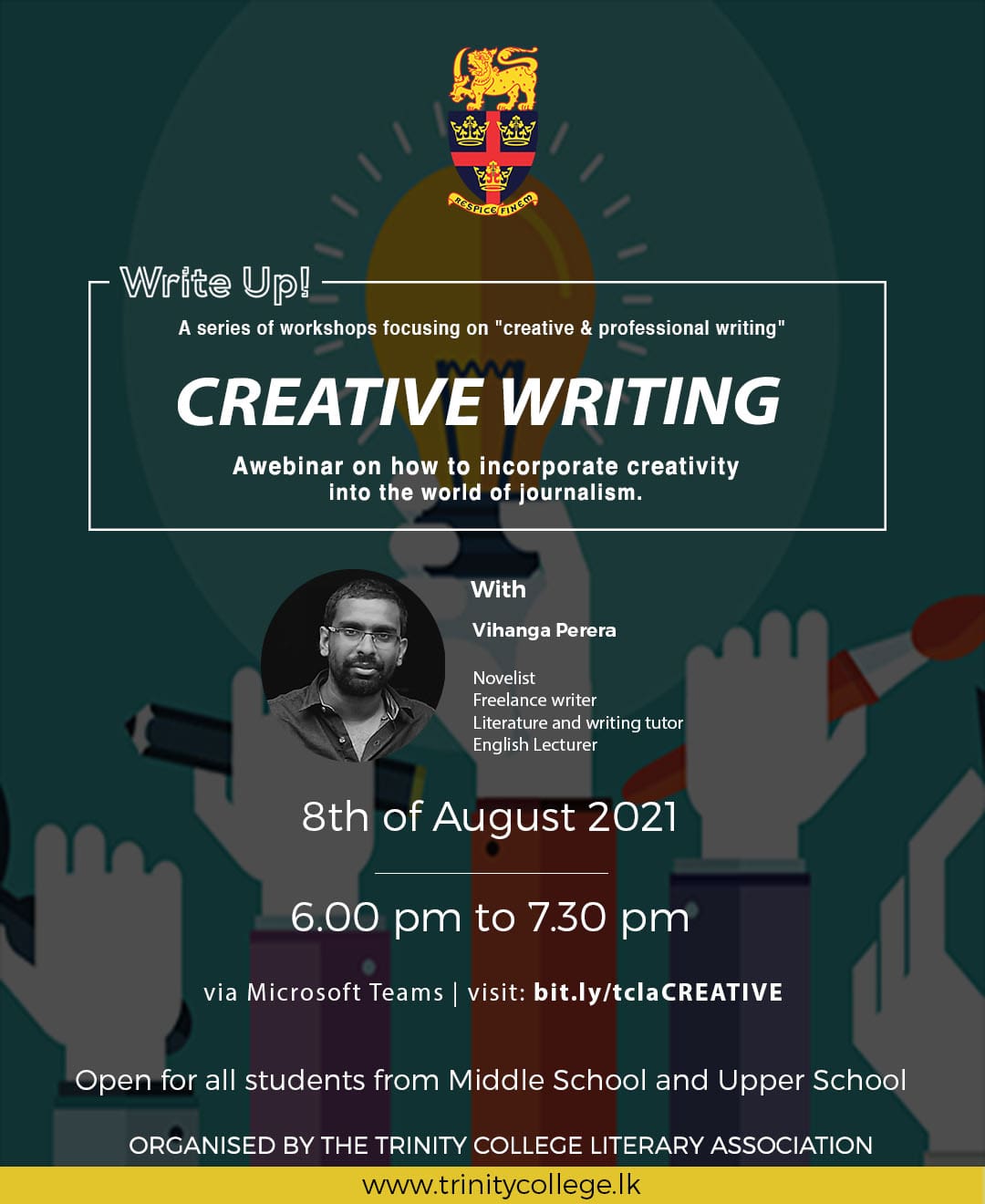 creative writing trinity college