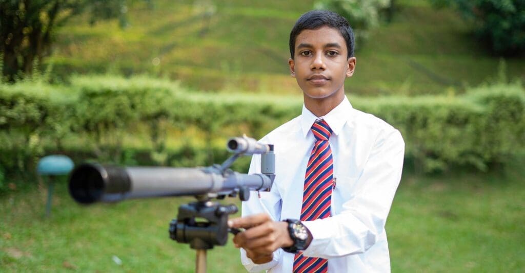 Reaching Great Heights… A promising inventor from TCK.  