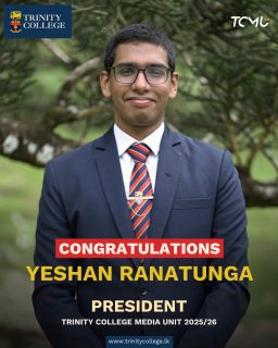 We are incredibly proud to present the new Executive Committee of the @tck_mediaunit (TCMU) for the term 2025/2026.

We look forward to a successful year under your leadership as you work to enhance Trinity's visibility and tell our story with innovation and excellence.

#TrinityCollegeMediaUnit #TCMU #TrinityCollegeKandy #NewExCo #Leadership #MediaUnit #TrinityVisibility #Congratulations