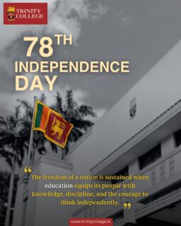 True independence is preserved when #education shapes minds to think freely and act responsibly!

This 78th Independence Day, we reaffirm our commitment to educating the leaders of #tomorrow. 🇱🇰