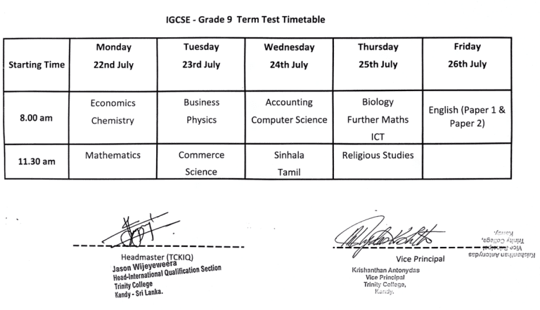 International Qualifications – Exam timetables for IGCSE and IAL ...
