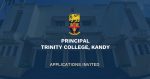 Applications Invited for the Post of Principal
